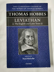 Thomas Hobbes: Leviathan vol 2 The English and Latin Texts i by Noel Malcolm - used book at Perkology Books