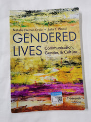 Gendered Lives: Communication, Gender, & Culture Wood, Julia and Fixmer-Oraiz, N by Julia Wood - used book at Perkology Books