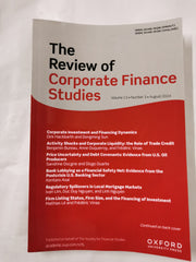 The Review of Corporate Finance Studies Vol 13 No 3 August 2024