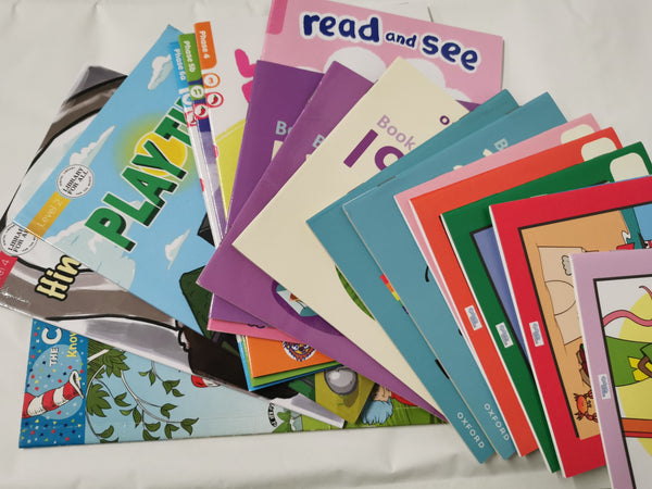 Starter Phonics Books: Letters, Words and Phrases, Animal Phonics etc -18 Books