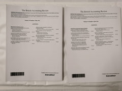 The British Accounting Review, Vol 56, Issues 3, 4 (BAFA)