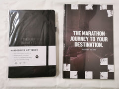 The Marathon - Journey to your destination by Nathan Grant A5 Notebook + Book
