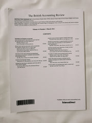 The British Accounting Review, Vol 56, Issues 2, March 2024 (BAFA)