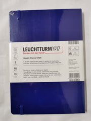 LEUCHTTURM1917 370775 Weekly Planner Medium (A5) 2025, Ink, English