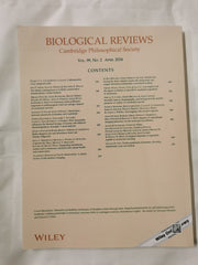 Biological Reviews Vol 99 Number 2 April 2024
