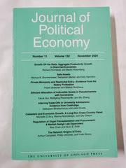 Journal of Political Economy No 11 Vol 132 Nov 2024