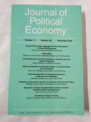 Journal of Political Economy No 11 Vol 132 Nov 2024