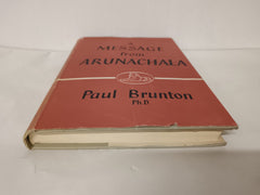 A Message From Arunachala by Paul Brunton (1958, 9th Impression, Hardback)