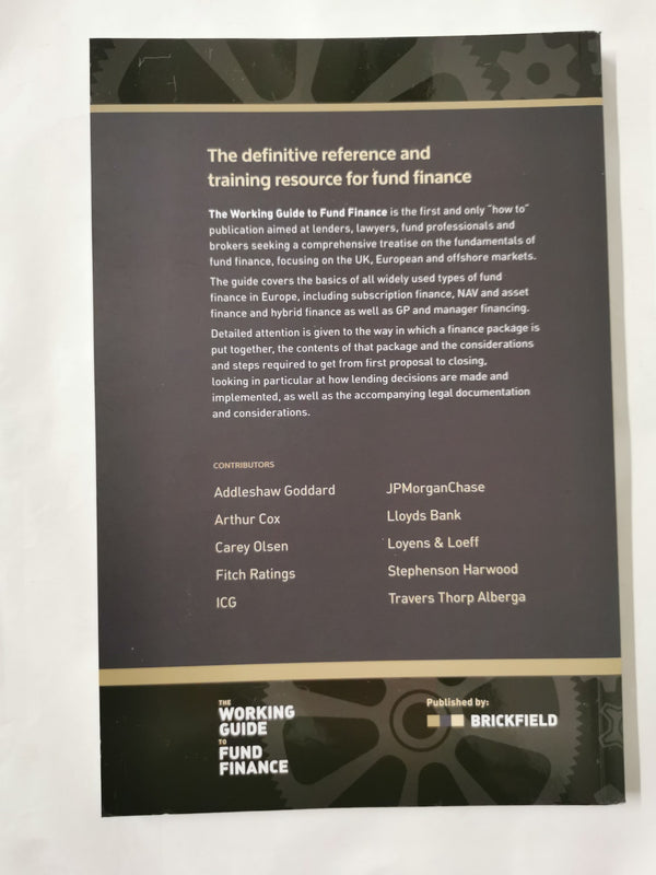 The Working Guide to Fund Finance 1st ed