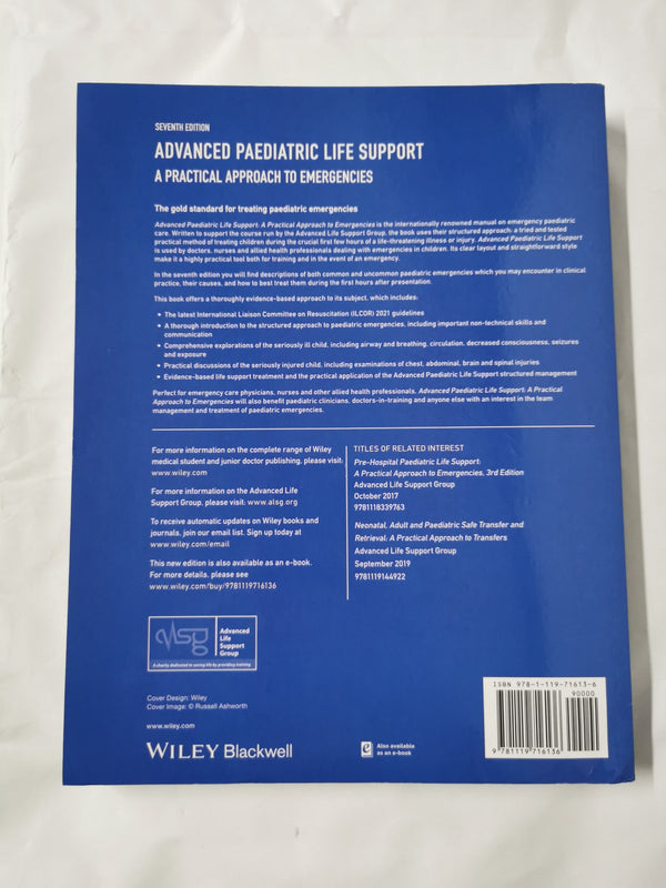Advanced Paediatric Life Support: A Practical Approach to Emergencies 7th Ed.