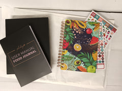 PLANBERRY Wellness Journal & Nutrition Planner with Calorie Tracker - Hardcover