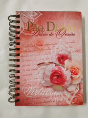 Pão Diário - Daily Bread - Prayer Journal - Spiral - Virtuous Woman