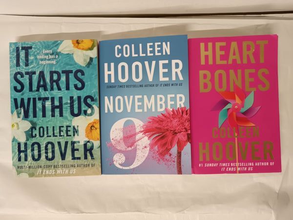 3 Colleen Hoover Bestsellers: November 9, Heart Bones, It Starts With Us