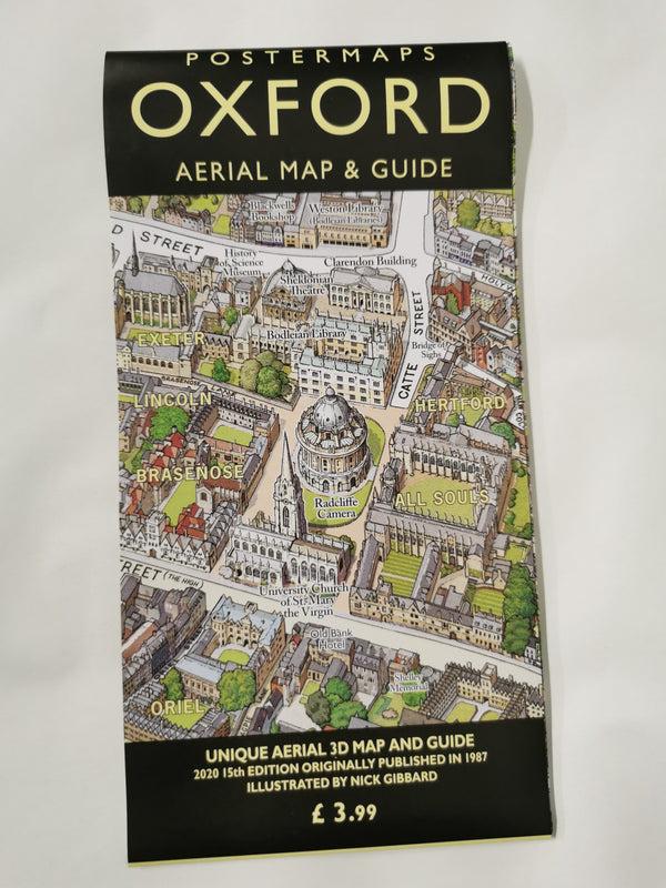 Cover of Oxford Aerial Map and Guide by Nick Gibbard