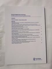 Journal of Applied Sports Psychology Vol 36, No 1 2024 ISSN 1041-3200