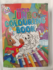 Super Jumbo Colouring books (Pack of 6, 2 Designs per pack)