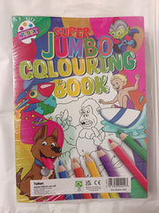 Super Jumbo Colouring books (Pack of 6, 2 Designs per pack)