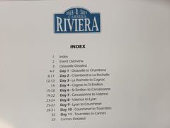 Carrera Riviera 2023 Map Book - Rally the Globe Vintage and Classic Car Club