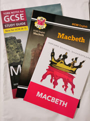 Macbeth York Notes,Text Guide & Macbeth - 3 Book Bundle