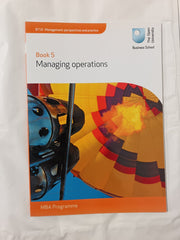 B716 Management: Perspectives and Practice MBA Prog. - 5 Books (Open University)
