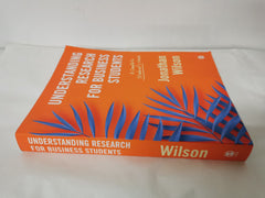 Understanding Research for Business Students: A Complete Student's Guide by Jonathan Wilson - used book at Perkology Books