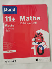 Bond 11+: 10 Minute Tests ,7-8 years Bundle: English, Maths, Non-verbal Reasonin