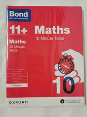 Bond 11+: 10 Minute Tests ,7-8 years Bundle: English, Maths, Non-verbal Reasonin