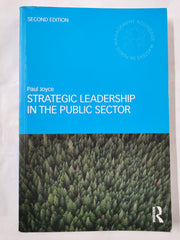 Strategic Leadership in the Public Sector Routledge Masters in Public Management by Paul Joyce - used book at Perkology Books