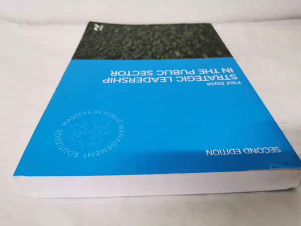 Strategic Leadership in the Public Sector Routledge Masters in Public Management