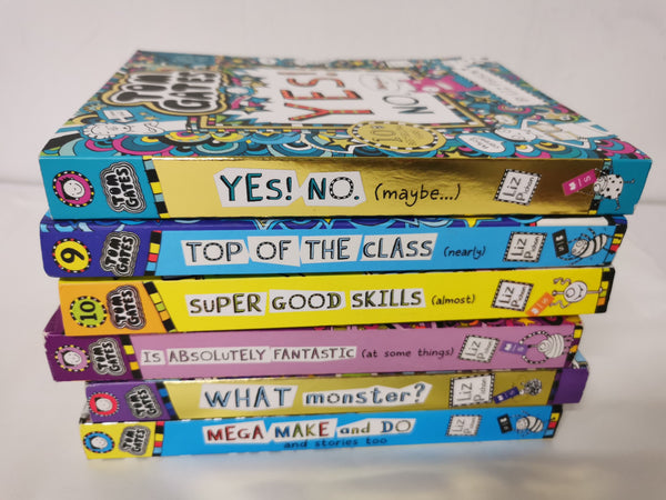 6 Tom Gates books Inc. What Monster,, Top of the Class, Super Good Skills etc