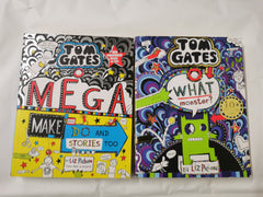 6 Tom Gates books Inc. What Monster,, Top of the Class, Super Good Skills etc