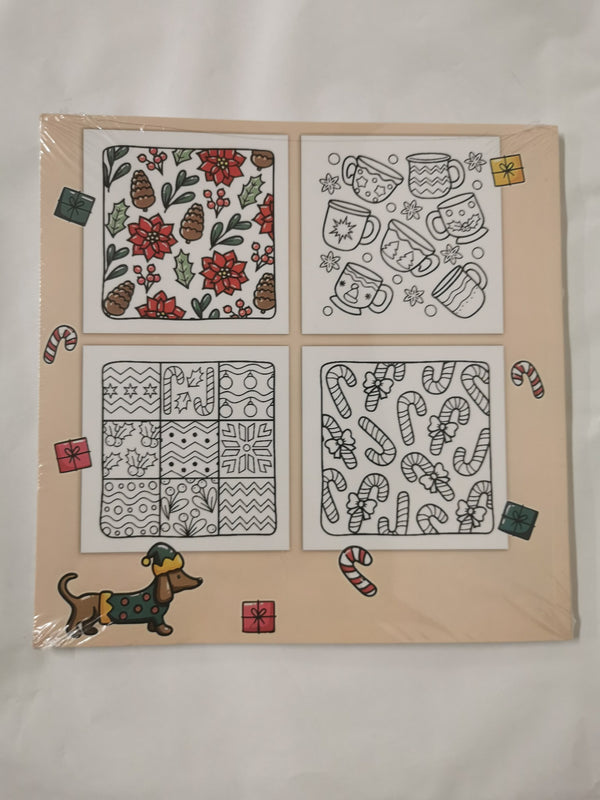 Cozy Christmas Patterns: Coloring Book with Bold and Easy Designs for Adults