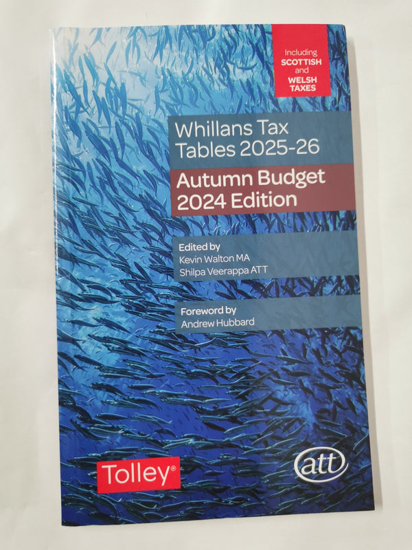 Whillans Tax Tables 2025-26 Autumn Budget 2024 Edition)