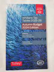Whillans Tax Tables 2025-26 Autumn Budget 2024 Edition)