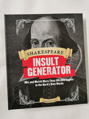 Cover of Shakespeare Insult Generator: Mix and Match More Than 150,000 Insults by Barry Kraft