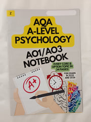 Cover of AQA A Level Psychology Notebook - Mr. Zee's Resources