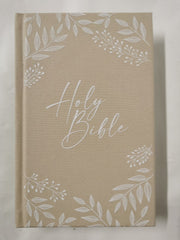 Niv, Bride's Bible, Cloth Over Board, Cream, Red Letter, Comfort