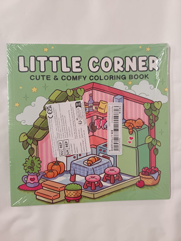 Cover of Little Corner: Coloring Book for Adults and Teens, Super Cute Designs of Cozy