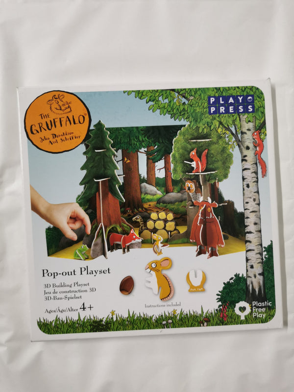 Cover of PLAYPRESS The Gruffalo Pop-out Playset - Gruffalo Toy Set