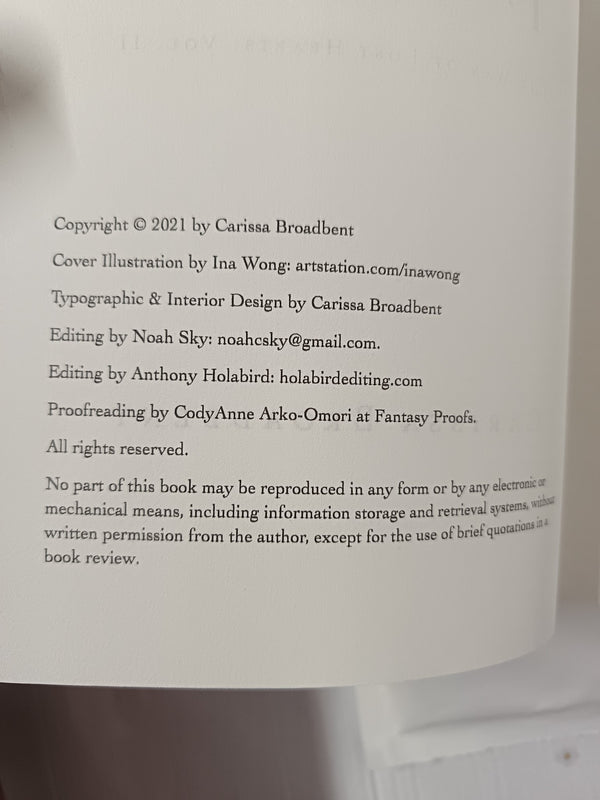 Children of Fallen Gods by Carissa Broadbent (2021, Paperback, OOP Indie Cover)