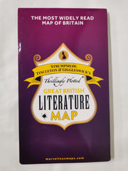 Great British Literature Map | Literary Map & Guide | Marvellous Maps