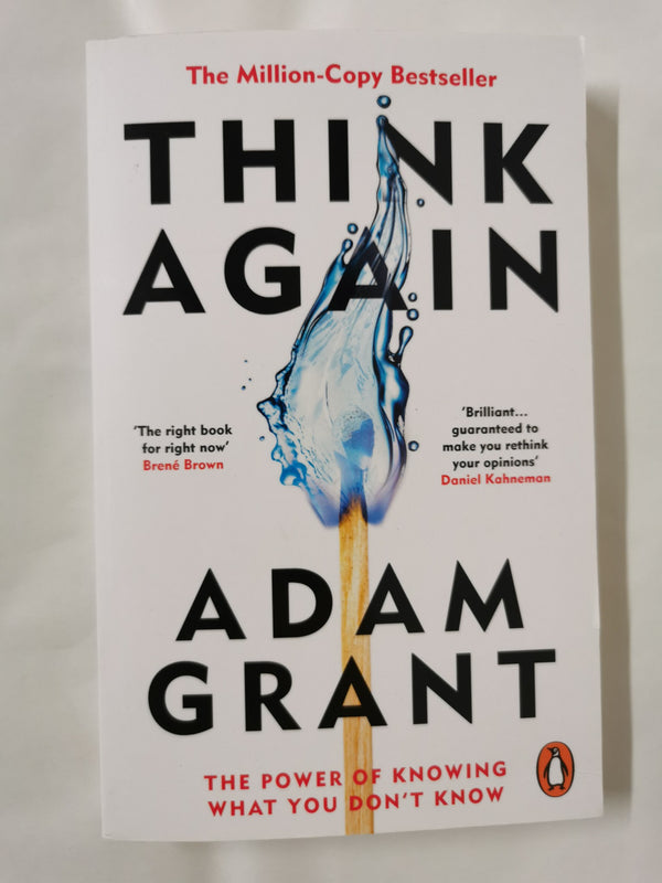 Cover of Think Again: The Power of Knowing What You Don't Know by Adam Grant by Adam Grant