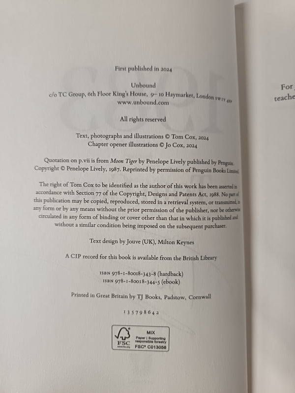 1983 by Tom Cox (2024, Hardcover) *Signed 1st Edition*