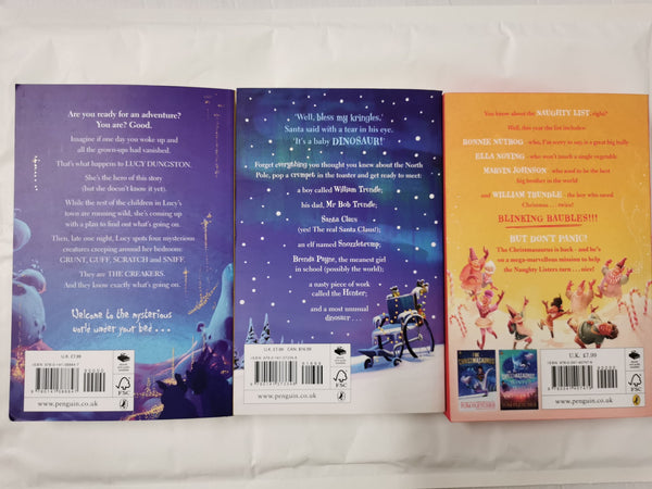 Tom Fletcher 3 Book Bundle: Creakers, and 2 Christmasaurus Books