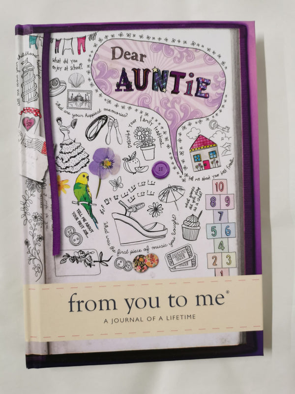 Cover of Dear Auntie, From You To Me: Guided Memory Journal by FROM YOU TO ME