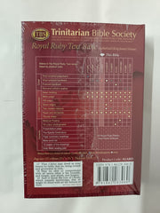 Holy Bible, King James Version (Royal RubyText) - Trinitarian Bible Society