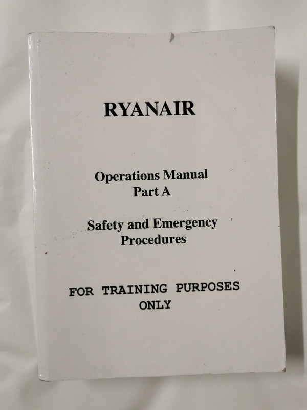Cover of Ryanair Operations Manual Part A Safety and Emergency Procedures