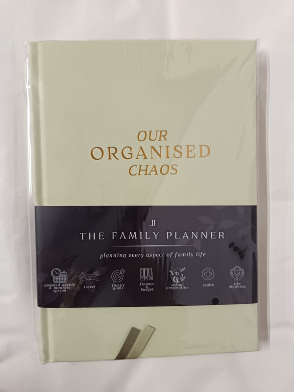 Cover of Our Organised Chaos- Family Planner by Joanne's Journals