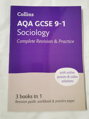 Cover of AQA GCSE 9-1 Sociology All-in-One Complete Revision and Practice:2026 & 27 exams by Collins GCSE