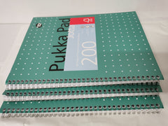 Pukka Pad, A4 Metallic Jotta Book 3 Pack – 21 x 30cm – Wirebound Notebook